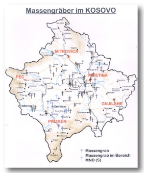 Vermutete Massengr&auml;ber im Kosovo