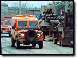 So sahen die Fahrzeuge der OSZE-Beobachter im Kosovo aus